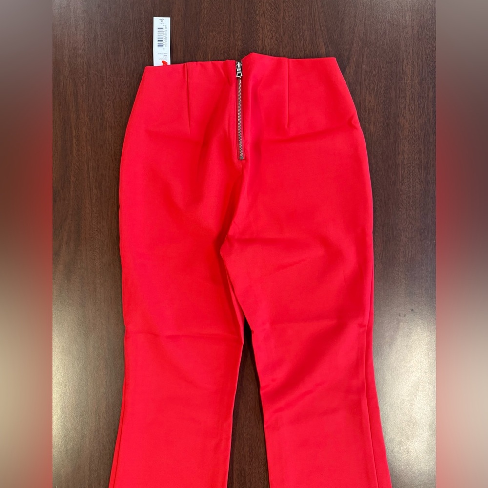 Alice + Olivia Vibrant Red Pants - Picture 4 of 4